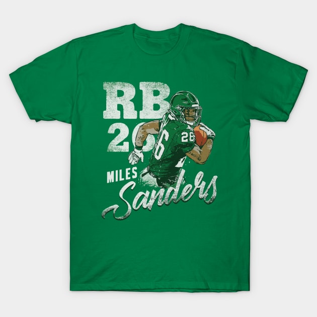 Miles Sanders Philadelphia Team T-Shirt by MASTER_SHAOLIN